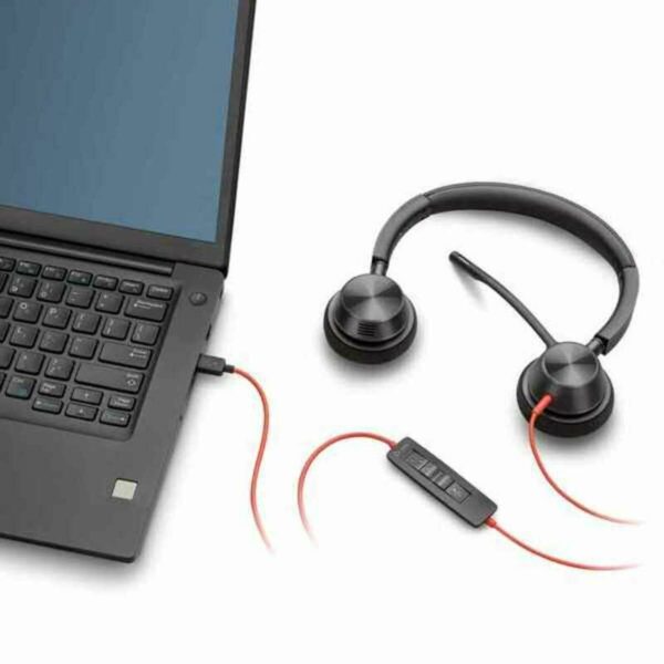 Auriculares de Diadema Poly BW3320 USB-A Negro - Imagen 3