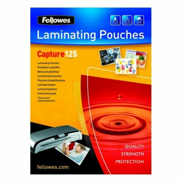 Fundas de plastificar Fellowes 5307407 Transparente Plastificar (100 Unidades) (100 pcs) - Imagen 4