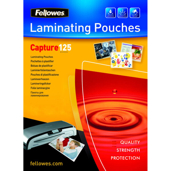 Fundas de plastificar Fellowes 5307407 Transparente Plastificar (100 Unidades) (100 pcs)