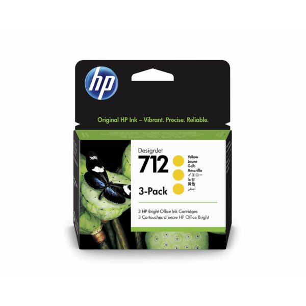 Cartucho de Tinta Original HP DesignJet 712 Amarillo - Imagen 2