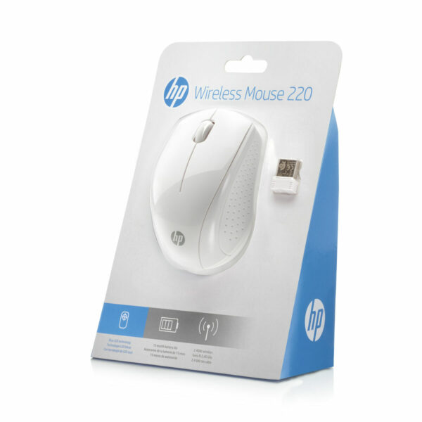 Ratón Inalámbrico HP 220 Blanco 1600 dpi - Imagen 4