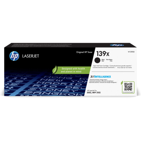 Tóner Original HP W1390X Negro