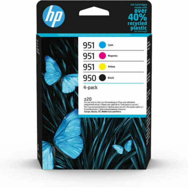 Cartucho de Tinta Original HP 6ZC65AE Amarillo Negro Magenta - Imagen 2