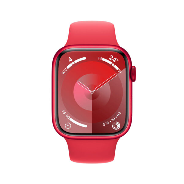 Correa para Reloj Watch S9 Apple MRYG3QL/A Rojo 45 mm - Imagen 2