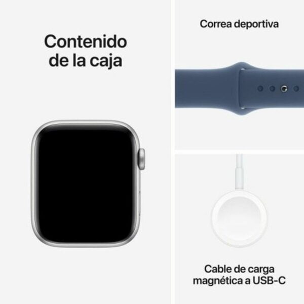 Smartwatch Apple Watch SE 1,78" Azul Plateado Ø 44 mm - Imagen 7