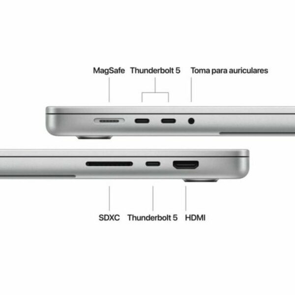 Laptop Apple MX2V3Y/A 16,2" M2 36 GB RAM 1 TB SSD Qwerty Español - Imagen 7