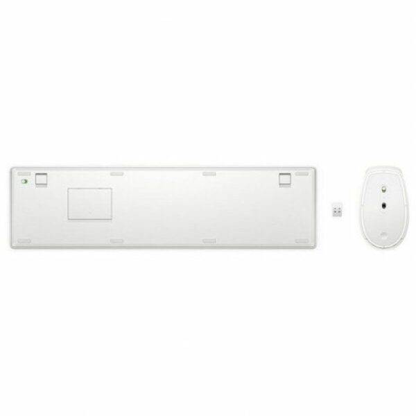 Teclado y Ratón Inalámbrico HP 4R016AA Blanco Qwerty Español - Imagen 2