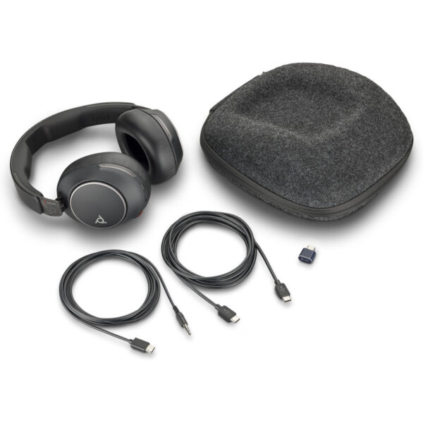 Auriculares Bluetooth Poly Voyager Surround 80 UC Negro - Imagen 2