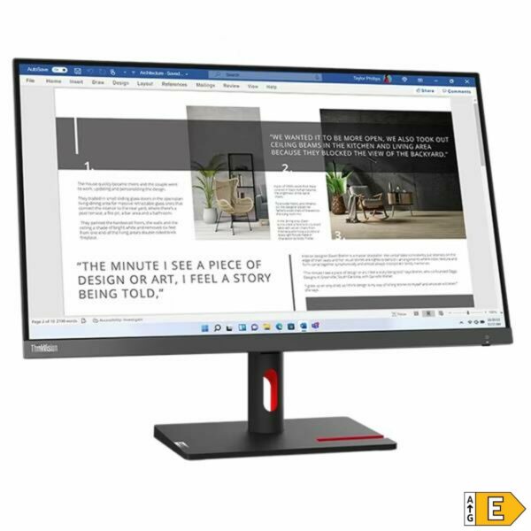 Monitor Lenovo ThinkVision S27i-30 27" Full HD 100 Hz - Imagen 2