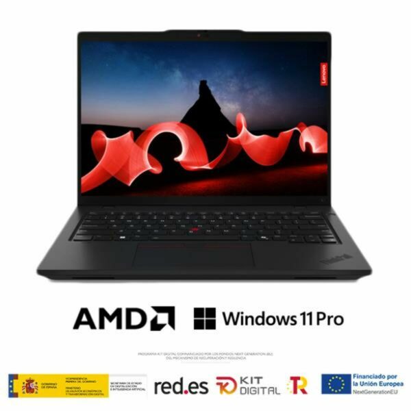 Laptop Lenovo 21L5002GSP 14" amd ryzen 5 7535U 16 GB RAM 512 GB SSD Qwerty Español