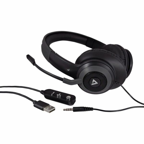 Auriculares con Micrófono V7 HC701 Negro - Imagen 2