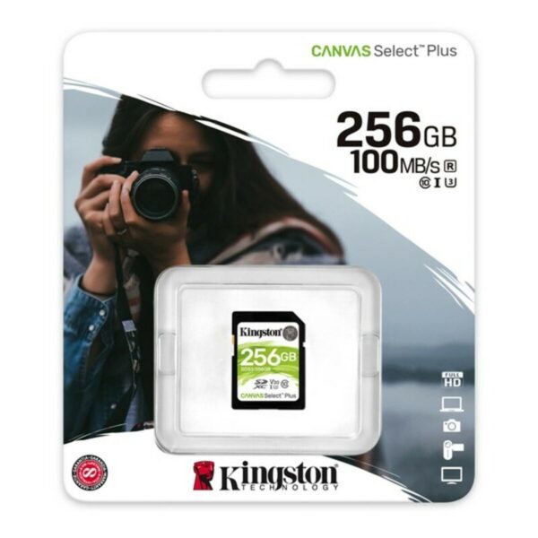 Tarjeta de Memoria SD Kingston Canvas Select Plus Negro 256 GB - Imagen 2