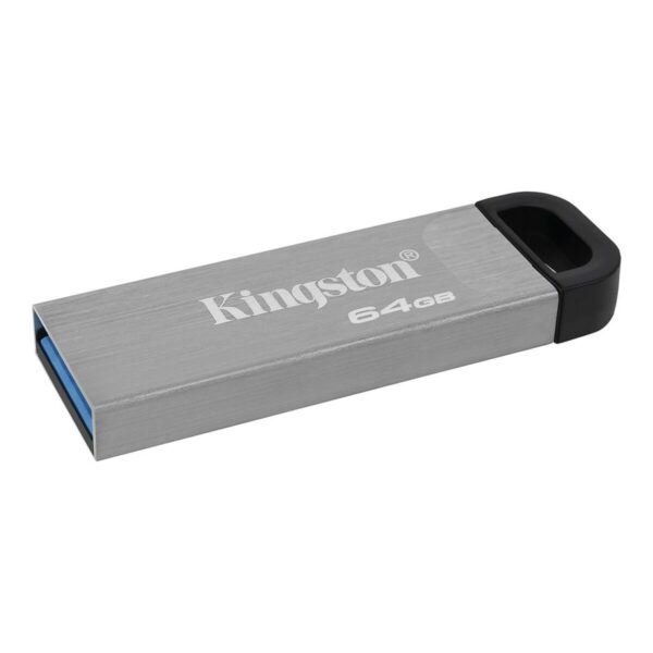 Memoria USB Kingston Kyson Negro Acero 64 GB (1 unidad) - Imagen 2