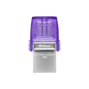 Memoria USB Kingston microDuo 3C Morado 64 GB (1 unidad)