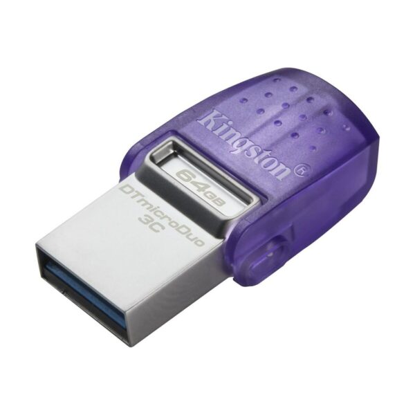 Memoria USB Kingston microDuo 3C Morado 64 GB (1 unidad) - Imagen 2