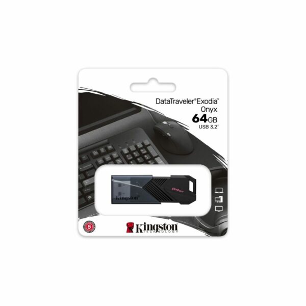 Memoria USB Kingston DTXON/64GB Negro 64 GB - Imagen 4