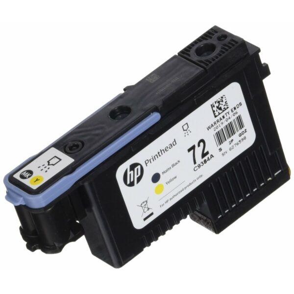 Cartucho de Tinta Original HP 72 Negro/Amarillo - Imagen 2