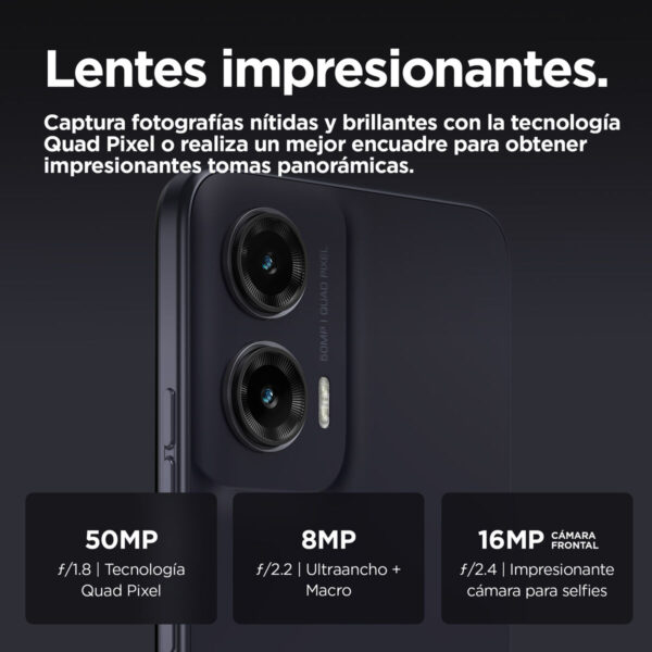 Smartphone Motorola G35 5G 8 GB RAM 6,72" Unisoc 256 GB Negro - Imagen 4