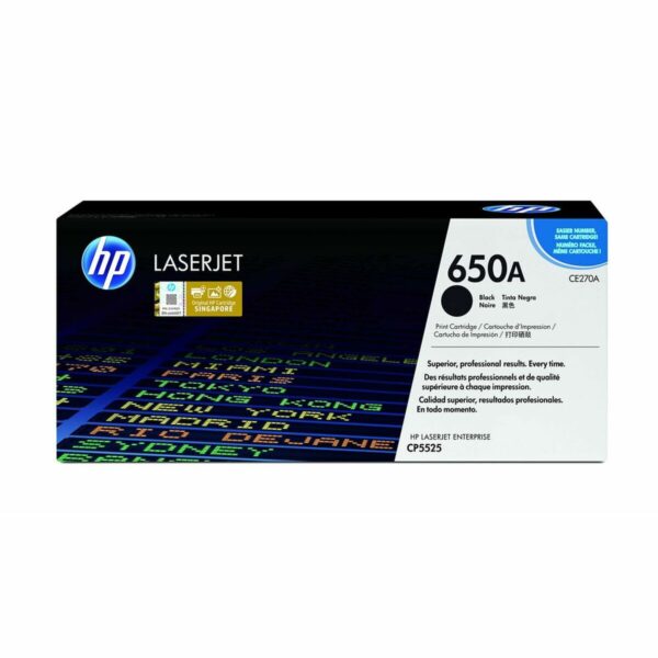 Tóner Original HP CE270A Negro - Imagen 2