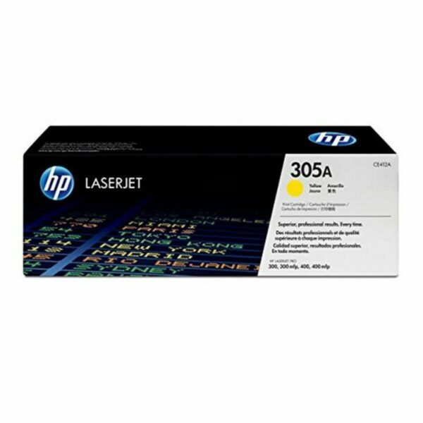 Tóner Original HP 305A Amarillo - Imagen 3