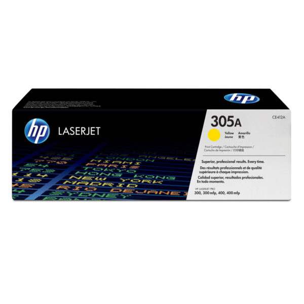 Tóner Original HP 305A Amarillo