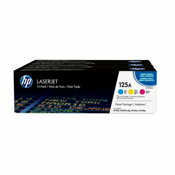 Tóner HP CF373AM Azul Multicolor Cian/Magenta/Amarillo - Imagen 2