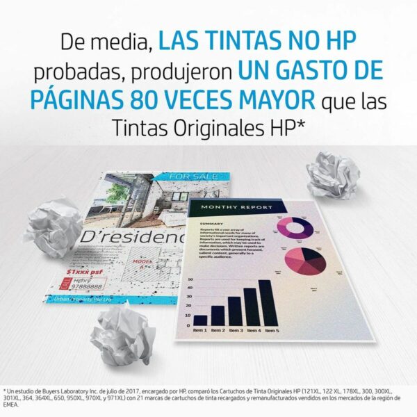 Cartucho de Tinta Original HP C2P20AE Azul Cian - Imagen 2