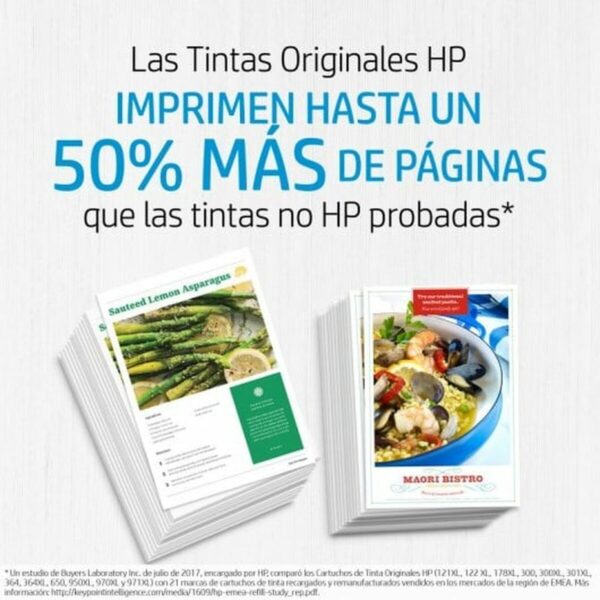 Cartucho de Tinta Original HP F6U68AE Negro - Imagen 4