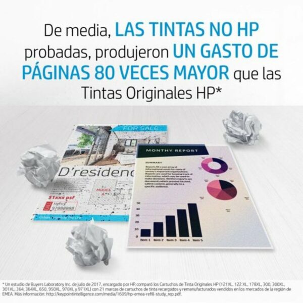 Cartucho de Tinta Original HP F6U68AE Negro - Imagen 7