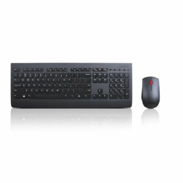 Teclado y Ratón Inalámbrico Lenovo 4X30H56823 Qwerty Español - Imagen 2