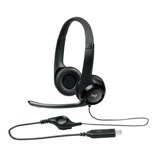 Auriculares con Micrófono Logitech LGT-H390 Negro - Imagen 4