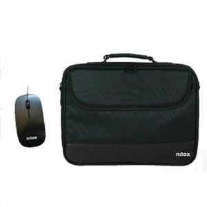Maletín para Portátil y Ratón Nilox NXMOS5156BK 15,6"