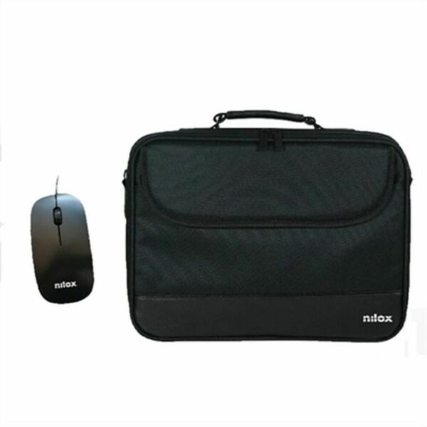 Maletín para Portátil y Ratón Nilox NXMOS5156BK 15,6"