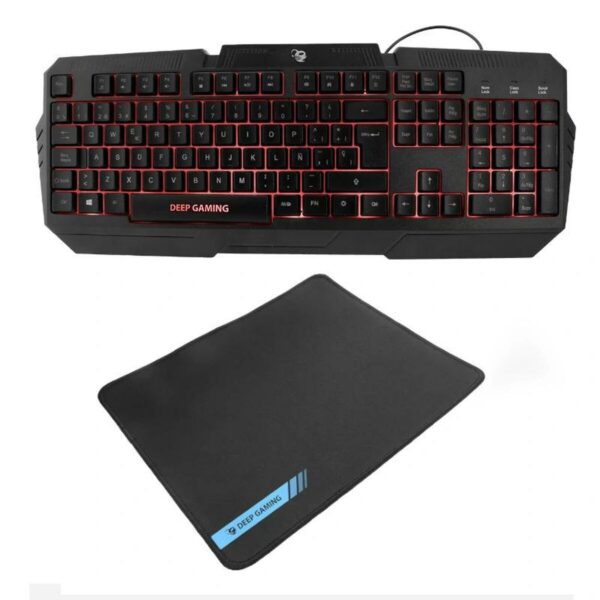 Pack Gaming DeepGaming Negro Qwerty Español - Imagen 5