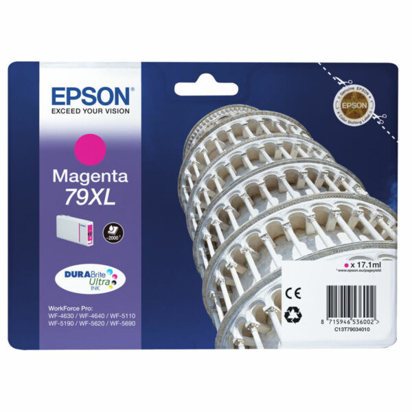 Cartucho de Tinta Original Epson 79XL Magenta - Imagen 2