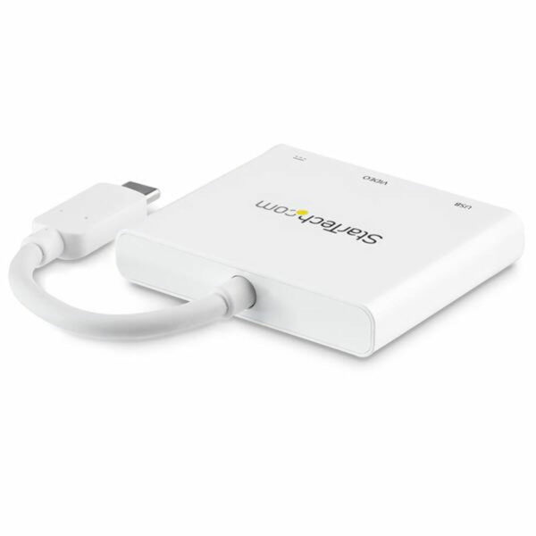 Adaptador USB-C Startech CDP2HDUACPW Blanco 4K Ultra HD - Imagen 2