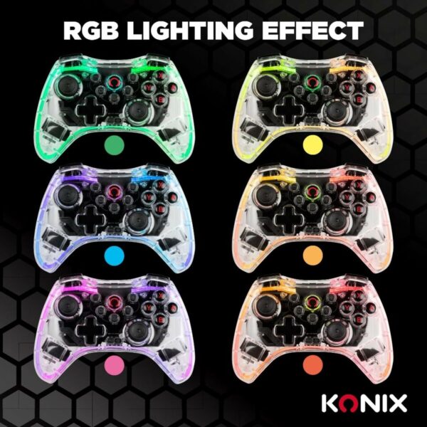 Mando Gaming KONIX Crystal - Imagen 4