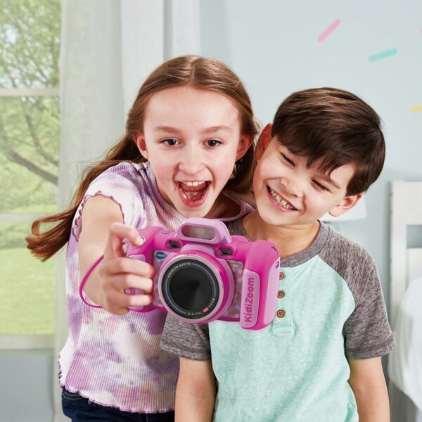 Cámara de fotos infantil Vtech Kidizoom Duo DX Rosa - Imagen 3
