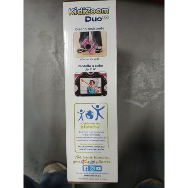 Cámara de fotos infantil Vtech Kidizoom Duo DX Rosa - Imagen 8