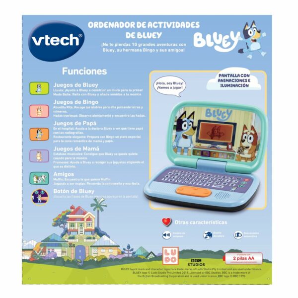 Ordenador de juguete Vtech Bluey ES - Imagen 6