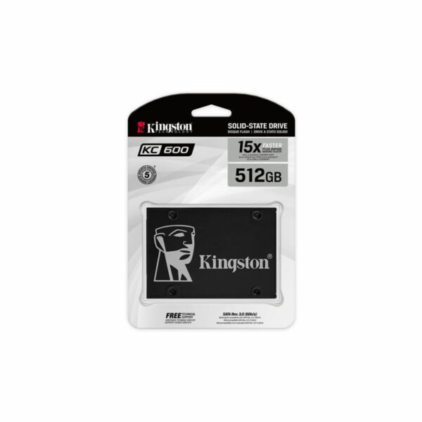 Disco Duro Kingston SKC600/512G 2,5" SSD SATA III 512 GB SSD 512 GB - Imagen 2