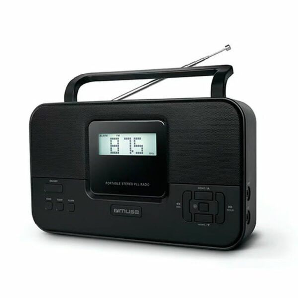 Radio Portátil Digital Muse Negro AM FM