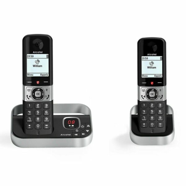 Teléfono Inalámbrico Alcatel F890 Negro/Plateado - Imagen 3