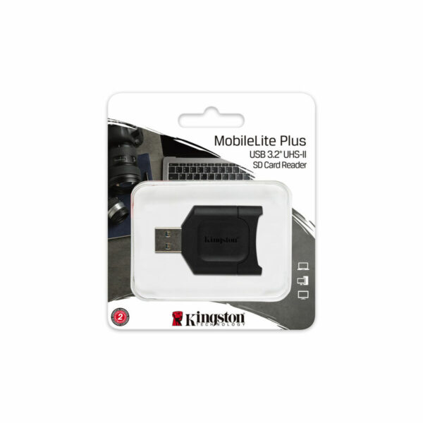 Lector de Tarjetas Kingston MLP Negro SD - Imagen 2