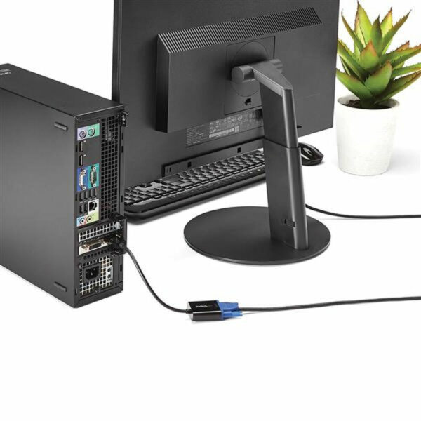 Adaptador DisplayPort a VGA Startech DP2VGA3 Negro - Imagen 4