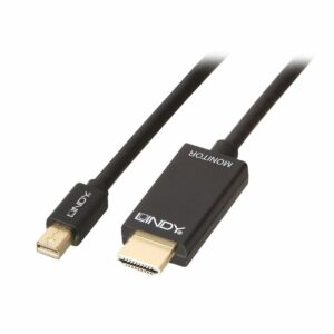 Adaptador Mini Display Port a HDMI LINDY 36927 Negro