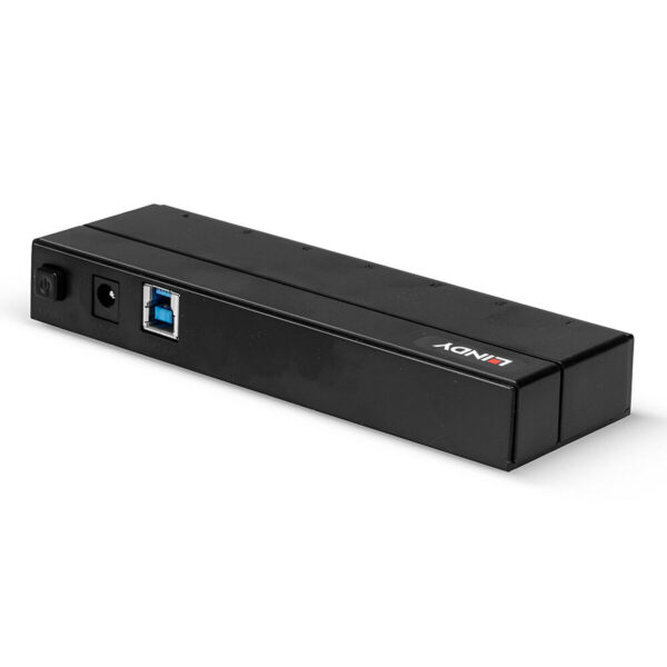 Hub USB LINDY 43228 Negro - Imagen 2
