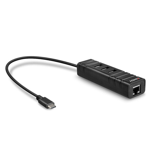 Hub USB LINDY 43249 Negro - Imagen 2