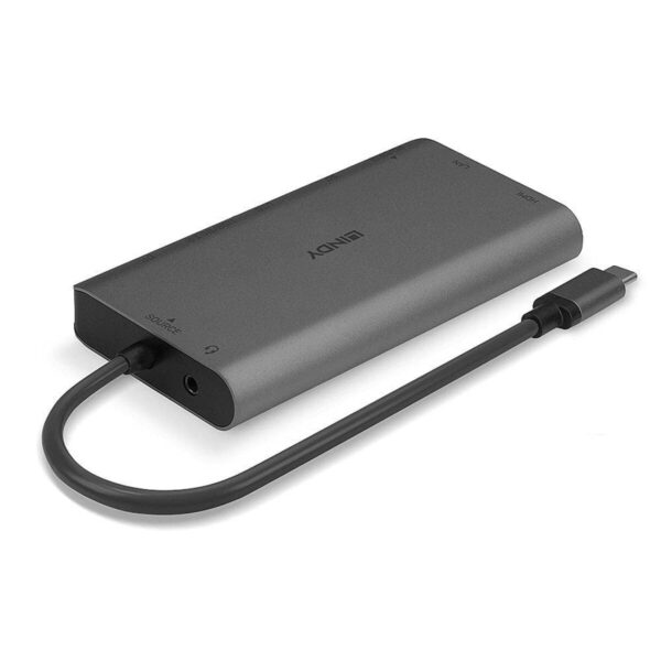 Dockstation LINDY 43323 Gris - Imagen 4