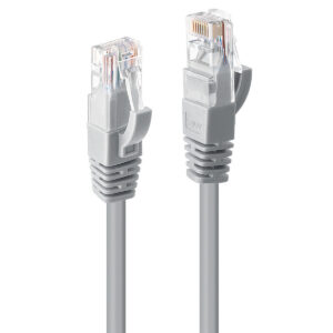 Cable de Red Rígido UTP Categoría 6 LINDY 48007 10 m Gris 1 unidad